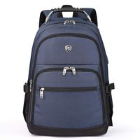 Aoking Extra Large Backpack for 17 Inch Laptop Computer Durable Travel Backpack for Men Women, Big Business College School Bookbag (Navy)