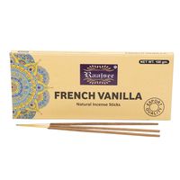 raajsee French Vanilla Natural Incense Sticks 100 Gm Pack-100% Pure Organic Natural Hand Rolled Free from Chemicals-Perfect for Church,Aroma Therapy,Relaxation,Meditation,Positivity,Healing 100gm Pack