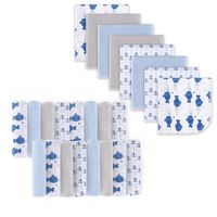 Baby Washcloths, Extra Soft and Ultra Absorbent Bath Cloth, Great Gifts for Newborn and Infants, 24 Pack, Whale