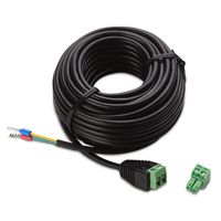 Vanxse CCTV 20Meters RS485 Signal Transmission Cable for Control CCTV PTZ Security Camera