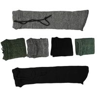 GUGULUZA Silicone Treated Knit Handgun Gun Sock 12" for Pistols,Handgun Sleeve Pack of 6 (Mix Color)