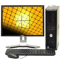 Fast Dell Optiplex Windows 10 Desktop Computer Core 2 Duo 4GB Ram DVD, 17" (Brands Vary)  LCD, New Mouse, Keyboard and Wifi Adapter- Desktop Computer Bundle