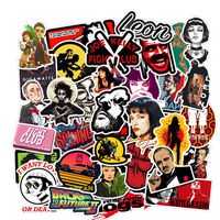 Classic Movies Stickers Decals for Laptop Collection Cars Skateboard Luggage Bumper Motorcycle Waterproof Graffiti 50pcs