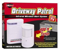 Driveway Patrol Garage Motion Sensor Alarm Secure System Wireless Alert Infrared