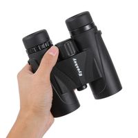 Eyeskey Hunting Binoculars for Adults | Lightweight and Compact | Fully Multi-Coated Bright Images | Waterproof Fog Proof | Roof Prism Binos for Hunters Nature Whale Watching (Black-8X32)