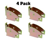 ABN E Track Wood Beam Socket Fittings - 4 Pack Wood Beam Brackets E Track Accessories Cargo Storage Lumber Bracket