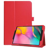 Cinhent Trifold Leather Folio Case - Shock Proof Leather Stand Case Cover PU Flip Case Cover for Samsung Galaxy Tab A 10.1 2019 SM-T510 T515 Magnetic Stand Flip Case Cover
