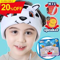 Kids Headphones Mic 85dB Volume Limited Ultra-Thin Speaker Soft Headband Headphone Toddler Teen Girls Boy Foldable Headset Audio Adjustable Wired On Earphones Christmas Winter Supplies, Dog