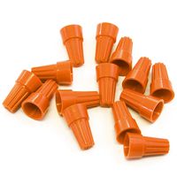 1000 pcs Orange Screw on Wire Connectors Twist-On Easy Screw Pack