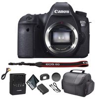 Canon EOS 6D DSLR Camera Bundle Kit with Carrying Case + More -International Model