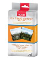 Maxell VCR Head Cleaner VHS Wet Cleaner Type VP-200 Maxlink