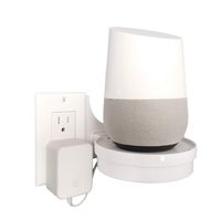 The Easy Outlet Shelf by Mount Genie - Works With All Outlets - 60 Second Install - Hidden Cord Cable Storage - Perfect Google Home Mount, Nest Wifi Mount, for Cameras, Voice Assistants, and More