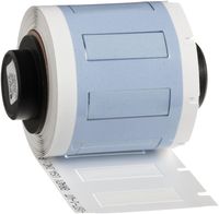 Brady PermaSleeve Heat-Shrink Polyolefin Wire Marking Sleeves (PSPT-187-1-WT) - White Sleeves - Compatible with BMP61, BMP71, TLS 2200, TLS-PC LINK Label Makers - .335" Height, 1.015" Width