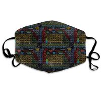 Mini Periodic Table Dust Mask,Washable and Reusable Cleaning Gardening Outdoor Activities Warm Windproof Mask