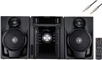 Sharp 240-Watt All-in-One Hi-Fi Audio Stereo Sound System with 5-Disc Multi-Play CD Changer, Cassette Deck, AM/FM Radio Tuner, Remote Control
