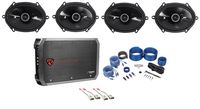 Kicker 6x8 Factory Speaker Replacement Kit +4-Ch Amp for 1999-2003 Ford F-150