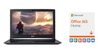 Acer Aspire 7 Casual Gaming Laptop, 15.6" Full HD IPS Display, Intel 6-Core i7-8750H, NVIDIA GeForce GTX 1050Ti 4GB, 8GB DDR4, 128GB SSD + 1TB HDD, Fingerprint Reader, Windows 10 64bit, A715-72G-71CT with Microsoft Office 365 Home
