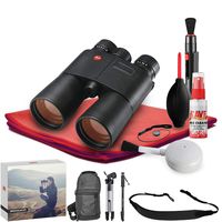Leica 15x56 Geovid R Binocular/Rangefinder (Meters) - Exclusive Outdoors Binoculars Kit