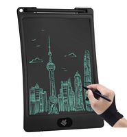 LCD Writing Tablet, 8.5 inch Electronic Drawing Pads w Glove for Kids Portable Reusable Erasable Graphics Board Digital Drawing Writing Tablet Doodle pad Handwriting Paper for School Home or Office