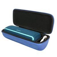 Khanka Hard Travel Case Compatible with Sony SRS-XB21 Portable Wireless Bluetooth Speaker Blue (Blue)