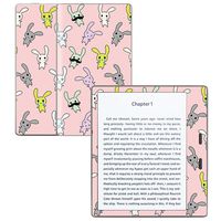 MightySkins Skin Compatible with Amazon Kindle Oasis 7" (9th Gen) - Bunny Bunches | Protective, Durable, and Unique Vinyl Decal wrap Cover | Easy to Apply, Remove, and Change Styles | Made in The USA