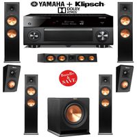 Klipsch RP-280FA 5.1.2 Reference Premiere Dolby Atmos Home Theater System with Yamaha RX-A3060BL 11.2-Ch Network A/V Receiver