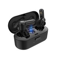 Akface TWS Wireless Bluetooth 5.0 Hi-Fi Stereo Sound Earbuds, Single and Twin Mode, with Portable Charging Case for i12,Black