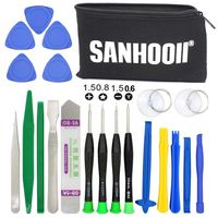 SANHOOII 21 in 1 Phone Repair Tools, Phone Opening Pry Tool Screwdriver Set Compatible with iPhone 6/6s/7/7Plus/8/8Plus/X, Watch, iPod, iTouch, also for Samsung Galaxy