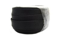 Braided Expandable Loom 50' Feet 1" 25mm Black Wire Harness Cover Sleeving