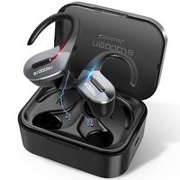 BRDOOGU Bluetooth 5.0 Wireless Earbuds,Truly Wireless Sport Headphones IPX5 Waterproof Wireless Earphones 50H Cycle Play Time,with Charging Case 1000mAh Built-in Microphone
