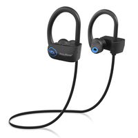 Bluetooth Headphones, Wireless Headphones, JiggyGear IPX7 Waterproof Earphones w/Mic, HD Stereo for Sports, Gym, Running, Workouts 8 Hour Battery Noise Cancelling Headsets, Workout Headphones