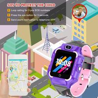 ONERIOME 1.44Inch Screen Kids Smart Watches with Positioning SOS Call Remote Camera Two Way Call Waterproof Smart Watch Smart Watches Gift for Boys and Girls