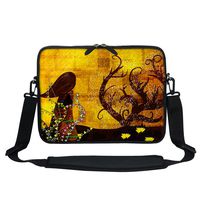 Meffort Inc 13 13.3 Inch Neoprene Laptop/Ultrabook/Chromebook Bag Carrying Sleeve with Hidden Handle and Adjustable Shoulder Strap - Gustav Klimt
