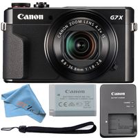 Canon PowerShot G7 X Mark II 20.1MP 4.2X Optical Zoom Digital Camera and Built-in WiFi/NFC (Cloth Only)