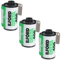 Ilford G 1748192 Delta Pro Fast Fine Grain Black and White Film, ISO 400, 35mm, 36 Exposures (3 Pack)