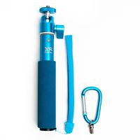 XSories U-Shot, Telescoping Camera Pole Monopod Fits All Digital Cameras, Includes GoPro Mount, GoPro 3, GoPro 3+, GoPro 4, GoPro Accessories, Camera Accessories (Blue)