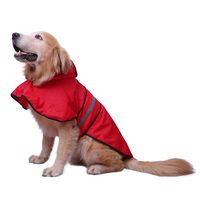 HDE Dog Raincoat Hooded Slicker Poncho for Small to X-Large Dogs and Puppies (Red, Large)