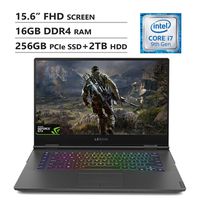 Lenovo Legion Y740 15.6" Full HD Screen Gaming Laptop, Intel Core i7-9750H Up to 4.5GHz, GTX 1660Ti, 16GB DDR4 RAM, 256GB PCIe SSD, 2TB HDD, Bluetooth, HDMI, USB 3.1, USB Type-C, Windows 10, Black