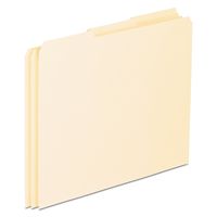 Pendaflex EN203 Top Tab File Guides, Blank, 1/3 Tab, 18 Point Manila, Letter (Box of 100)