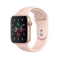 Apple Watch Series 5 (GPS, 44mm) - Gold Aluminum Case with Pink Sport Band