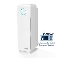 Germ Guardian Electrostatic Air Purifier for Home, Pets, Office, Bedrooms, Filters Allergies, Pollen, Smoke, Dust, Dander, UV-C Sanitizer Eliminates Germs, Mold, Odors, Quiet 22 inch 3-in-1 AC4300W