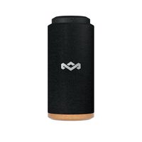 House of Marley, No Bounds Sport, Outdoor Speaker 12-Hour Battery Life, Water & Dust-Proof , IP67 Buoyant, Quick Charge, Wireless Dual Speaker Pairing, Aux-In, Carabiner Clip for Travel Black