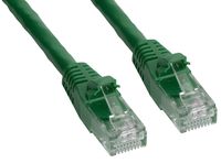 Amphenol MP-6ARJ45SNNG-003 Cat6A FTP Patch Cable, Shielded, RJ45, 650- MHz, 3', Green
