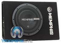 Memphis CSA Series Enclosed Subwoofers (15-CSA110E | 350W | 10" Enclosed Subwoofer)