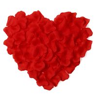 Younglove 1000 Pcs Silk Artificial Rose Petals Flowers Wedding Party Eavors Decorations, Burgundy