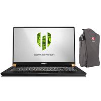 MSI WS75 9TL-496 (i9-9880H, 64GB RAM, 1TB NVMe SSD, NVIDIA Quadro RTX 4000 8GB, 17.3" Full HD, Windows 10 Pro) VR Ready Workstation Laptop