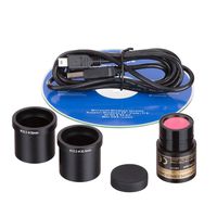USB Still & Live Video Microscope Imager Digital Camera + Calibration Kit