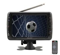 Milanix MX7 7" Portable Widescreen LCD TV with Detachable Antennas, USB/SD Card Slot, Built in Digital Tuner, and AV Inputs