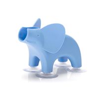 PELEG DESIGN Trunky Dory Elephant Shower Head Holder for Kids with Vacuum Suction Cup, Handheld Shower Head Holder for Toddlers Baby Adjustable Height Kids Bathroom Shower