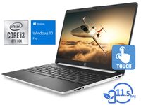 HP 15 Laptop, 15.6" HD Touch Display, Intel Core i3-1005G1 Upto 3.4GHz, 8GB RAM, 1TB SSD, HDMI, Card Reader, Wi-Fi, Bluetooth, Windows 10 Pro S